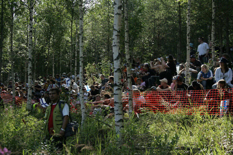 Rallye-Atmosphäre in Finnland