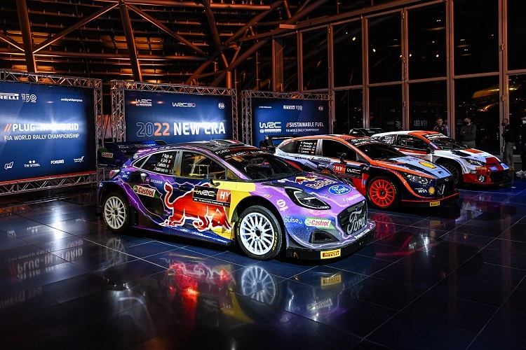 WRC-Launch im Salzburger Hangar 7