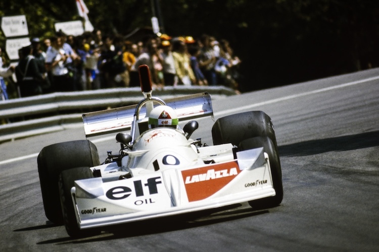 Lombardi mit ihrem March beim Spanien-GP 1975