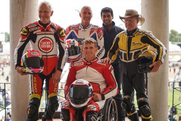 Beim «Goodwood Festival of Speed» sind sowohl zahlreiche MotoGP-Legenden als auch aktuelle Stars anzutreffen