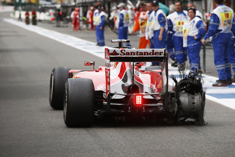 Sebastian Vettel: «Die Reifen sind lausig, ich weiss nicht, worauf wir warten»