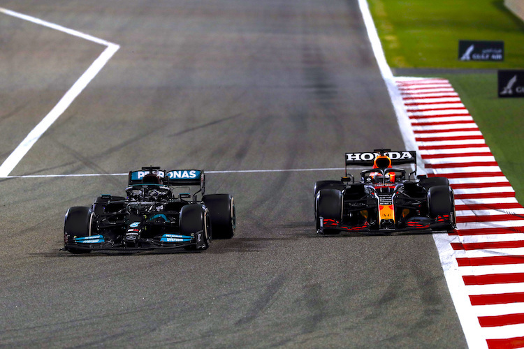 Lewis Hamilton gegen Max Verstappen