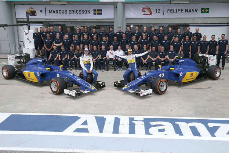 Felipe Nasr und Marcus Ericsson werden in Austin den 400. Grand Prix von Sauber bestreiten