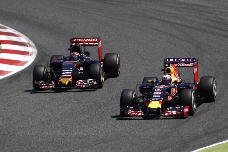 Ricciardo gegen Verstappen