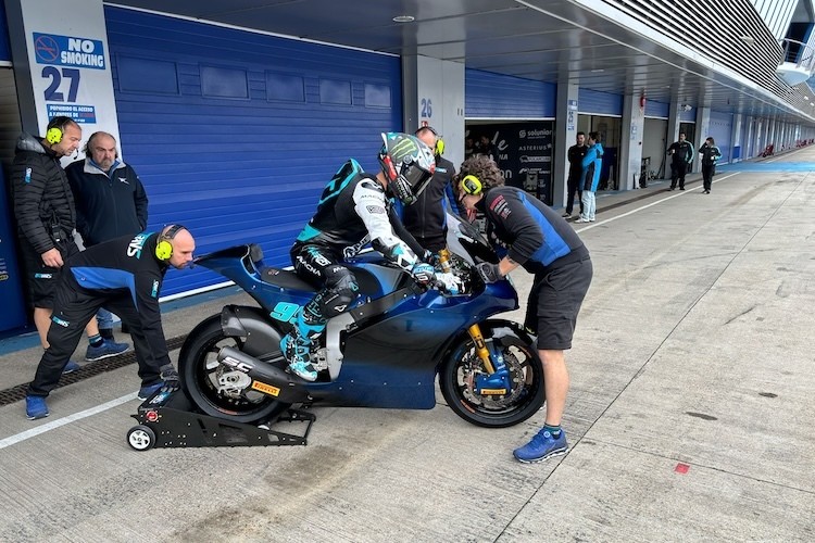 Adrian Huertas vor dem Start seiner Moto2-Karriere