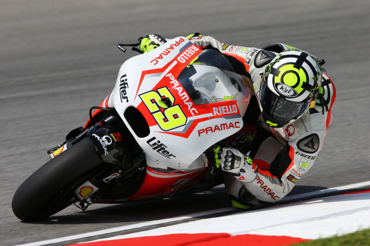 Andrea Iannone 2014 auf der Pramac-Ducati