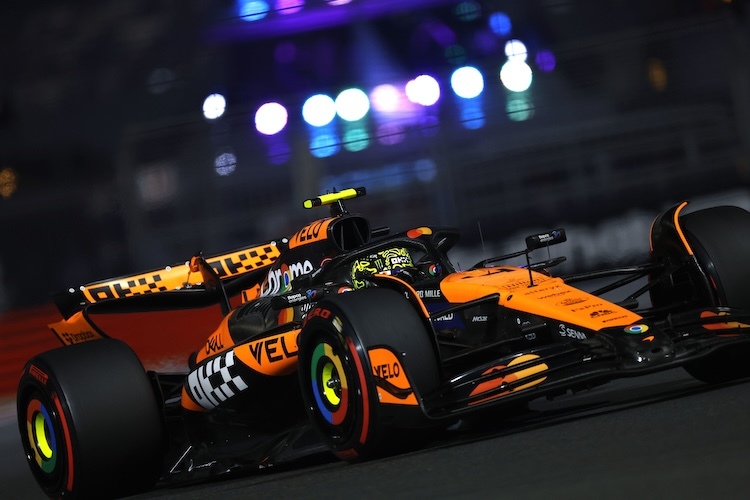 Lando Norris sicherte sich in Abu Dhabi die Pole zum letzten Formel-1-Rennen der Saison