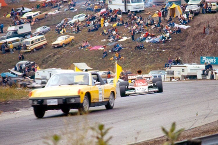 Erster Einsatz eines Safety-Cars: Porsche 914 in Mosport 1973
