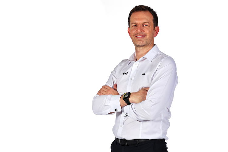 Alpine-CEO Laurent Rossi freut sich über die Verstärkung