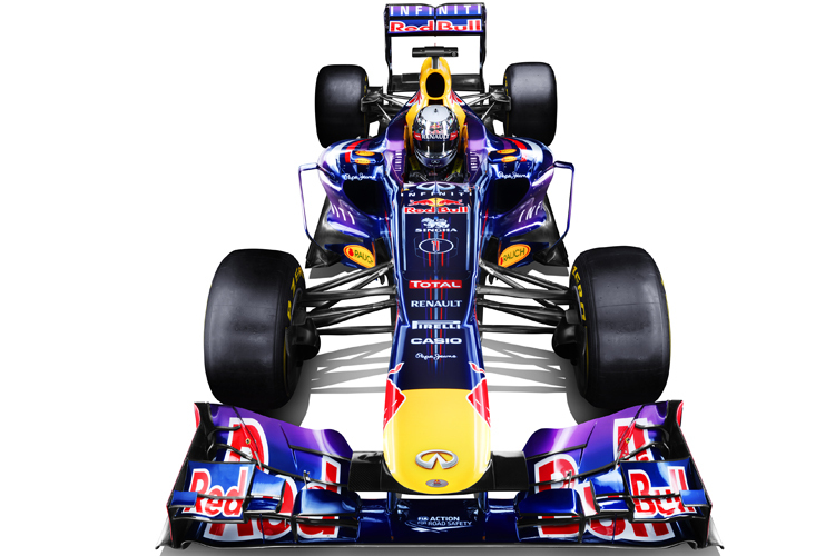 Der RB9, das neue Auto von Sebastian Vettel