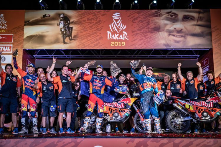 Die Top 3 der Rally Dakar 2019: Price, Walkner, Sunderland