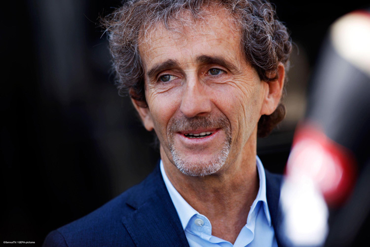 Auch der vierfache Formel-1-Weltmeister Alain Prost darf beim TV-Special dabei sein