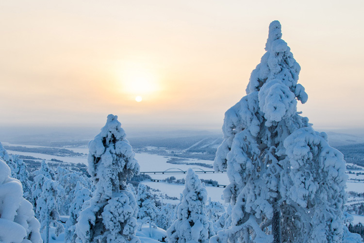 Lapland hat Väterchen Frost tief im Griff