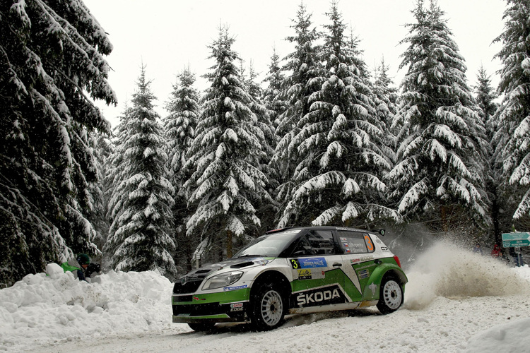 Jan Kopeky bei der Jänner-Rallye 2012