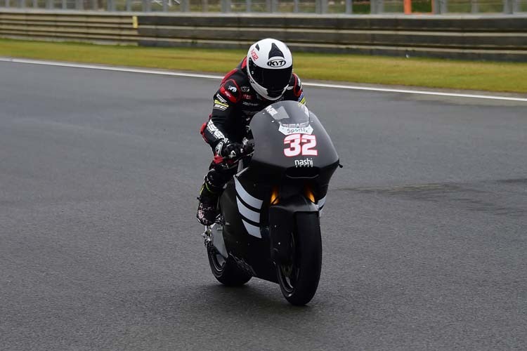 Isaac Viñales war am Mittwoch der erste Moto2-Pilot auf der Strecke