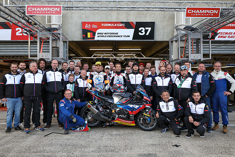 Das erfolgreiche BMW Motorrad World Endurance Team