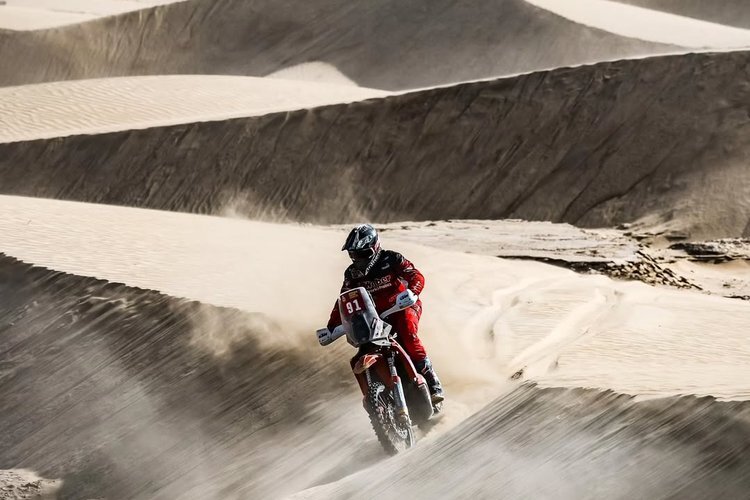 Mike Wiedemann ist bei der Dakar 2025 noch gut dabei