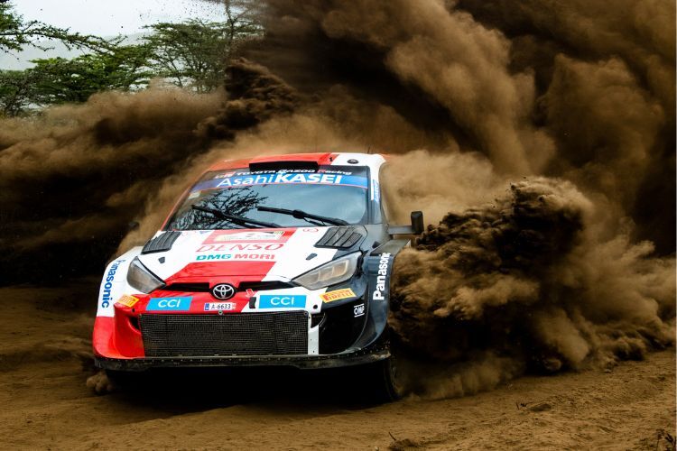 Kalle Rovamperä (Toyota) war Vorjahressieger bei der Rallye Kenia