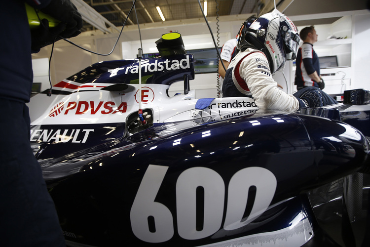 Williams feiert das 600. Rennen