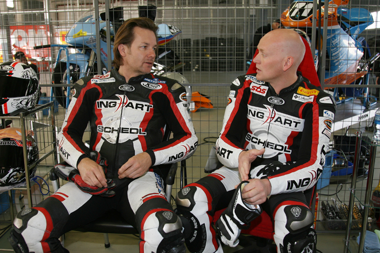 Albert Schedl (links) mit Kai Borre Andersen.