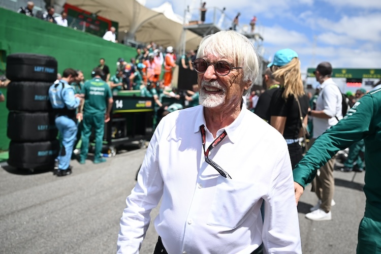 Bernie Ecclestone verfolgt das Geschehen in der Formel 1 immer noch aufmerksam mit