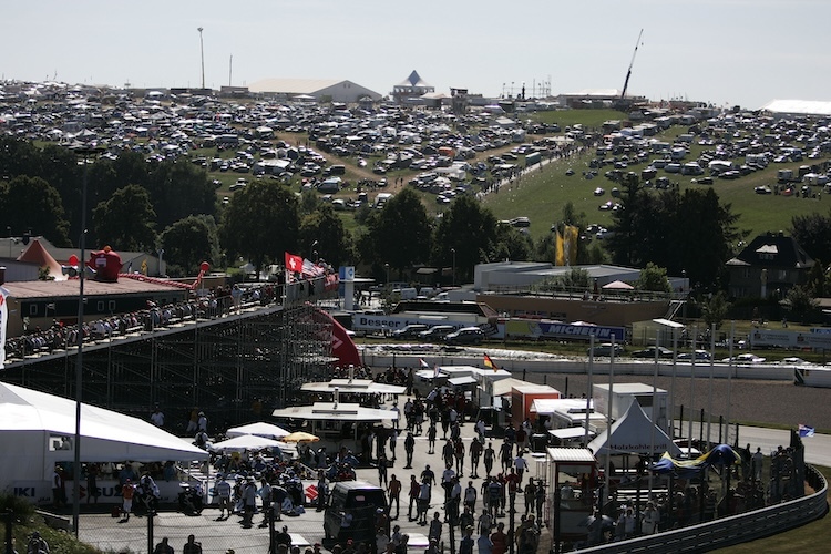 Großveranstaltungen wie der Sachsenring-GP sind ein Planungs-Monster