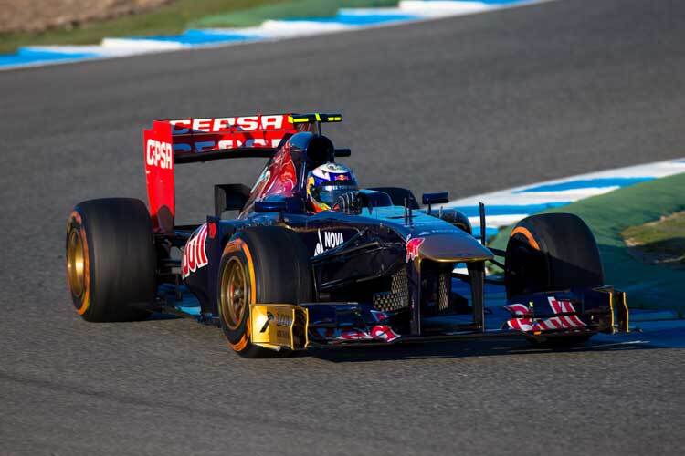 Daniel Ricciardo am zweiten Arbeitstag