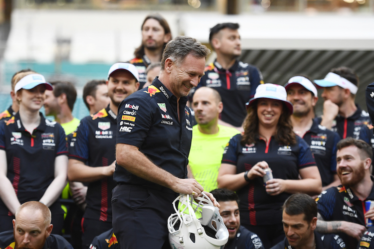 Red Bull Racing-Teamchef Christian Horner weiss: «Das Team macht einen sehr effektiven, sehr effizienten Job»