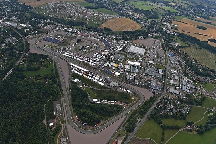 Der Sachsenring ist seit 1998 Schauplatz des deutschen Grand Prix