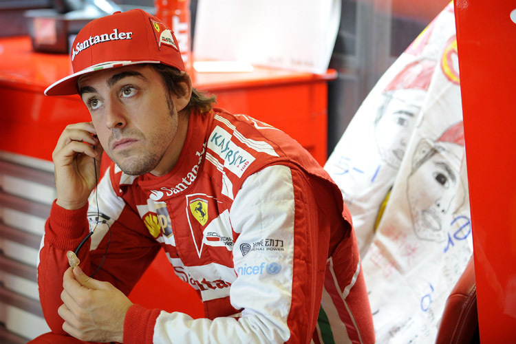 Fernando Alonso: «Ich brauche noch fünf Minuten...»