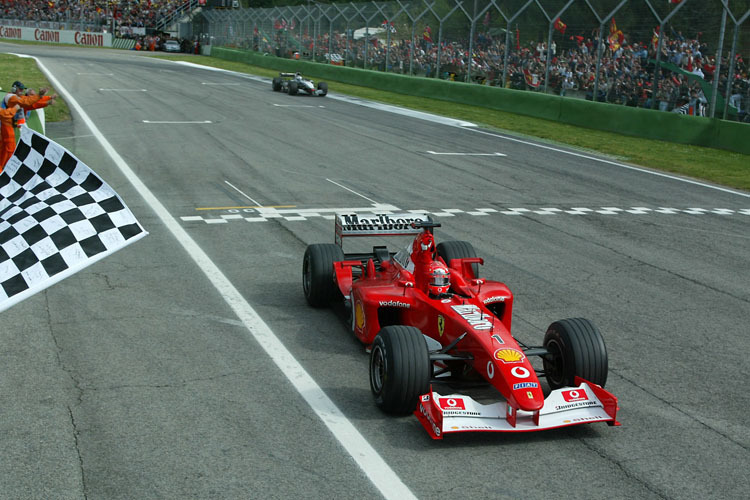 Kein Rennfahrer konnte in Imola mehr GP-Siege feiern als Rekord-Sieger Michael Schumacher