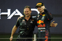 Christian Horner in Abu Dhabi 2021 mit Max Verstappen