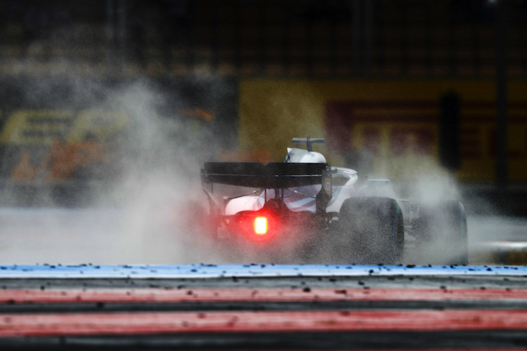 Der Regen machte den F1-Piloten zu schaffen