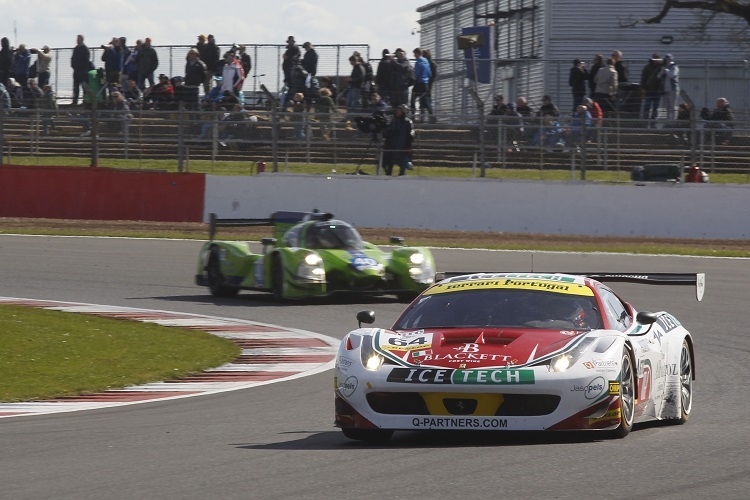 Bislang eher eine Ergänzung in den Le Mans Serien: Die Fahrzeuge der GT3-Klasse, wie hier ein Ferrari 458 Italia GT3