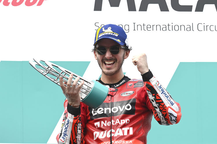 Pecco Bagnaia auf dem Weg zum WM-Titel 2022