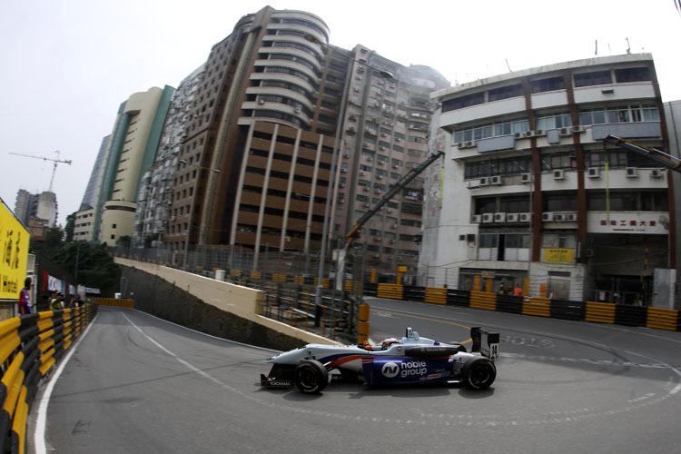 Pech in Macau: Das Aus kam für Felix Rosenqvist schon in der ersten Runde