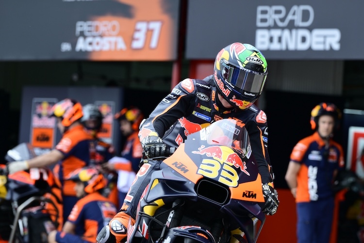 Brad Binder : Départ pour une course très courte