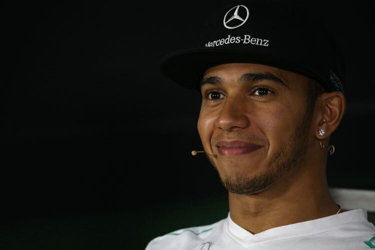 Lewis Hamilton freut sich über den Rennsportnachwuchs