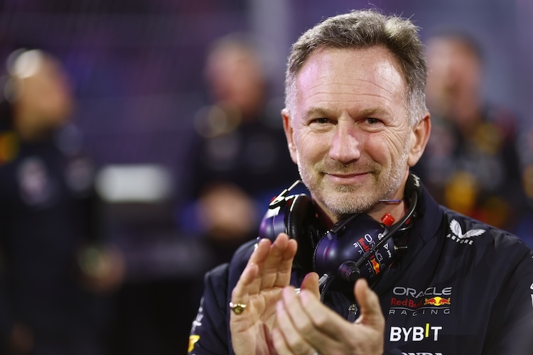 Red Bull Racing-Teamchef Christian Horner reagierte entspannt auf den verbalen Angriff von Toto Wolff