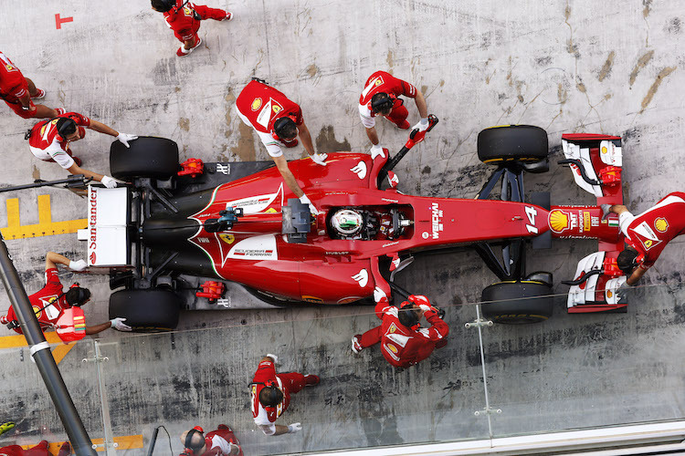 So trat Ferrari 2014 auf