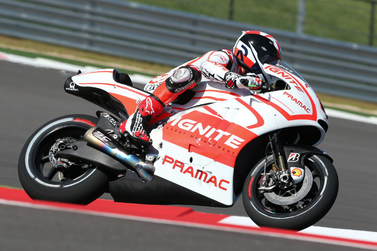 2013: Spies trat für Pramac-Ducati an und verletzte sich erneut