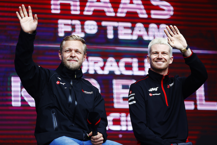 Nico Hülkenberg und Kevin Magnussen geben auch 2024 für das Haas-Team Gas