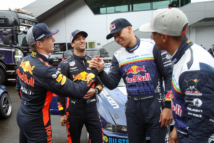 Auch Daniel Ricciardo freute sich über das Treffen mit den Drift-Artisten