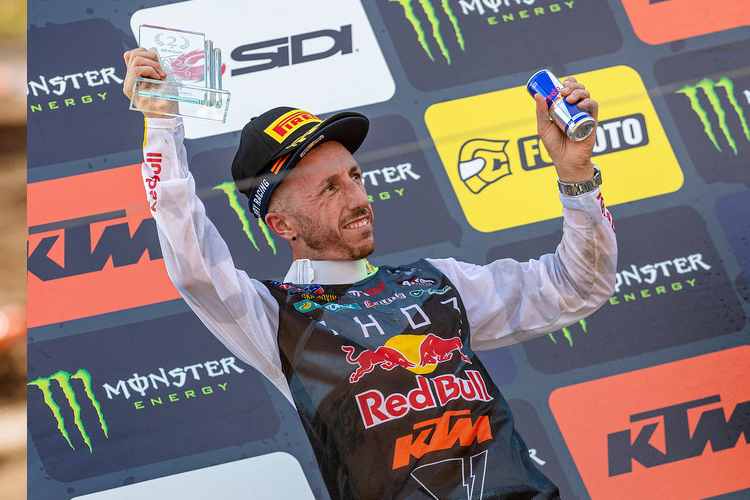 Antonio Cairoli stand in Oss auf dem zweiten Podiumsrang