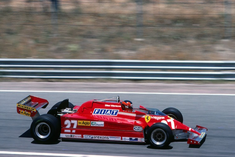 Gilles Villeneuve im Ferrari