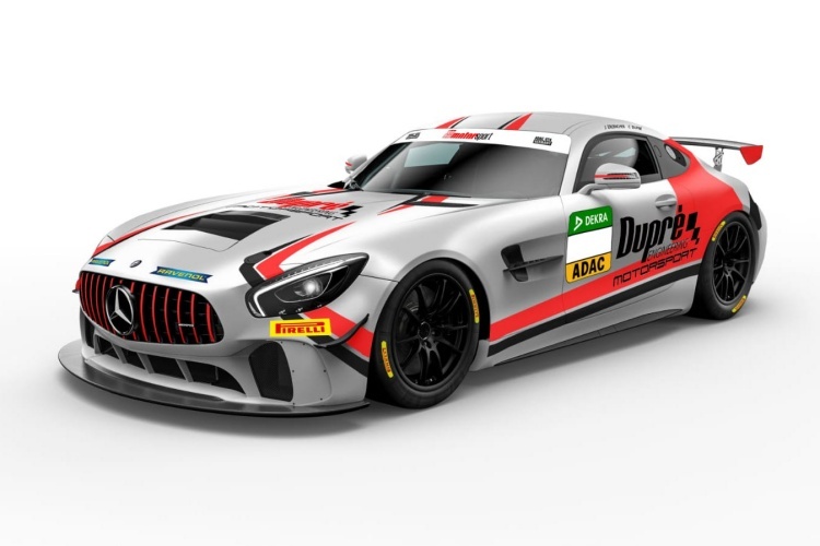 So soll der Mercedes-AMG GT4 von Dupré Motorsport in der ADAC GT4 Germany aussehen
