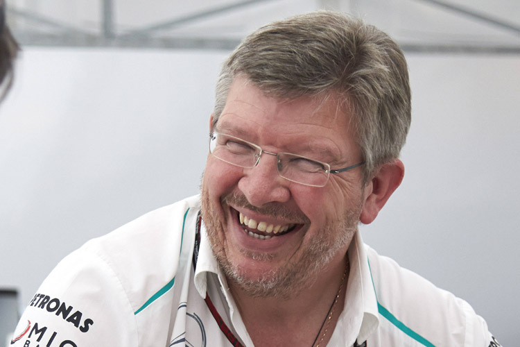 Mercedes-Teamchef Ross Brawn: «Unsere Hauptgegner heissen Ferrari und Lotus»