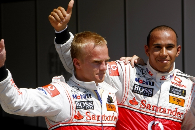 McLaren-Mercedes-Duo Kovalainen/ Hamilton