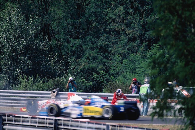 Taki Inoue 1995: Vom Safety-Car umgefahren