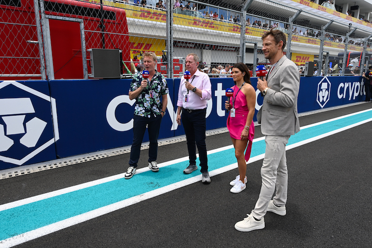 Jenson Button (rechts)